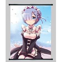 Re:Life in a different world from zero wall scroll