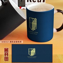 Attack on Titan color change mug cup