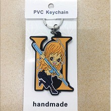 One Piece Nami two-sided key chain