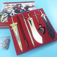 Fate weapons key chains set(7pcs a set)