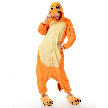  	Pokemon Charmander flano bpyjama dress hoodie