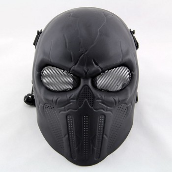  	Punisher cosplay mask hallowmas mask