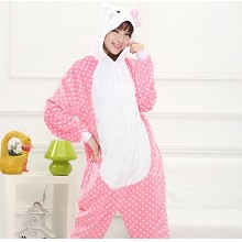 Cartton hello kitty flano bpyjama pajamas dress ho...