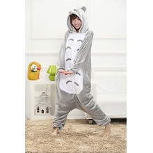 Cartton TOTORO flano bpyjama pajamas dress hoodie