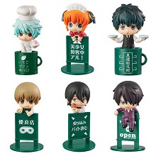 Gintama anime figures set(6pcs a set)