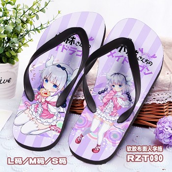 Kobayashi-san Chi no Maid Dragon anime shoes slippers a pair