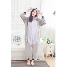 Cartton animal koala flano bpyjama dress hoodie