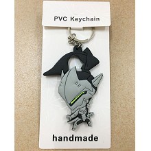 Overwatch two-side key chain