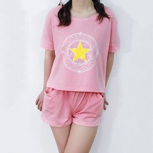 Card Captor Sakura t-shirt+ trousers a set