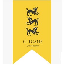 Game of Thrones CLEGANE cos flag