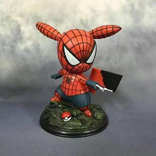 Pokemon pikachu cos spider man figure