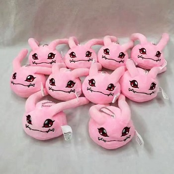 4inches Pokemon Digital Monster Koromon plush dolls set(10pcs a set)