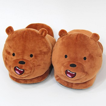 We Bare Bears plush shoes slippers a pair 280MM