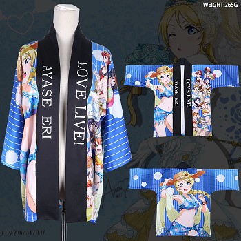 Lovelive Ellie kimono cloak mantle hoodie