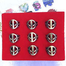 Deadpool rings set(9pcs a set)