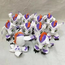 4inches Pokemon Digital Monster Gomamon plush dolls set(10pcs a set)