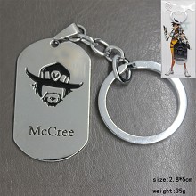 Overwatch mccree key chain