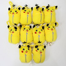 4inches Pokemon pikachu plush dolls set(10pcs a se...