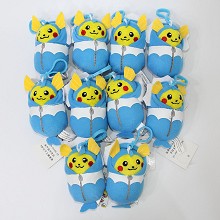 4inches Pokemon pikachu plush dolls set(10pcs a set)