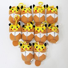 4inches Pokemon pikachu plush dolls set(10pcs a set)