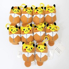 4inches Pokemon pikachu plush dolls set(10pcs a set)