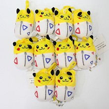 4inches Pokemon pikachu plush dolls set(10pcs a se...