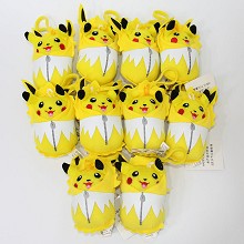 4inches Pokemon pikachu plush dolls set(10pcs a set)