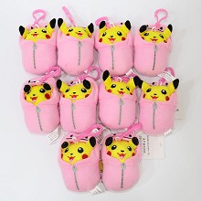 4inches Pokemon pikachu plush dolls set(10pcs a se...