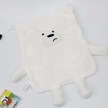 We Bare Bears plush drawing bag 21X19CM