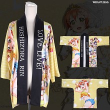 Lovelive Rin Hoshizora kimono cloak mantle hoodie