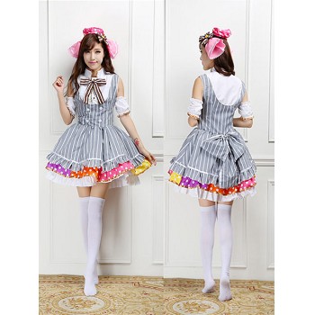 Love Live cosplay Honoka Kousaka dress cloth a set