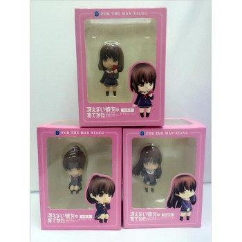 Saenai heroine no sodate-kata Kato Megumi figures set(3pcs a set)