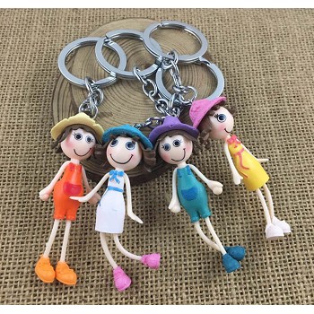 The other anime figure doll key chains set(4pcs a set)