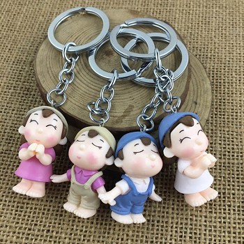 The other anime figure doll key chains set(4pcs a set)