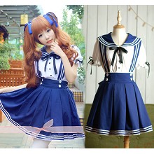 Student cosplay dress cloth a set