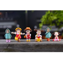TOTORO Mei figures set(6pcs a set)
