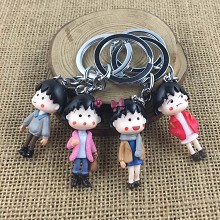 The other anime figure doll key chains set(4pcs a ...