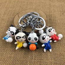 The other anime figure doll key chains set(5pcs a ...