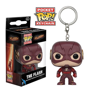 Funko-POP The Flash figure doll key chain