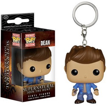 Funko-POP Supernatural Dean figure doll key chain