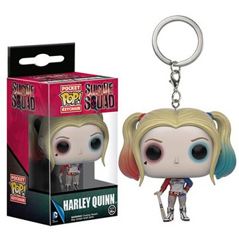 Funko-POP Suicide Squad Harley Quinn figure doll key chain