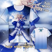 Fate stay full print t-shirt