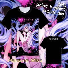 Hatsune Miku VOCALOID full print t-shirt