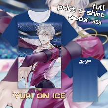 Yuri on Ice full print t-shirt