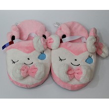 Pokemon Sylveon plush shoes slippers a pair