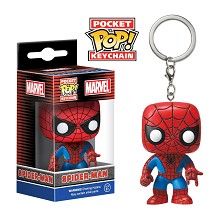 Funko-POP Spider Man figure doll key chain