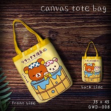 Rilakkuma canvas shopping bag hand bag