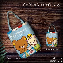 Rilakkuma canvas shopping bag hand bag