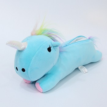 12inches Unicorn plush pen bag