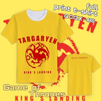 Game of Thrones short sleeve full print t-shirt